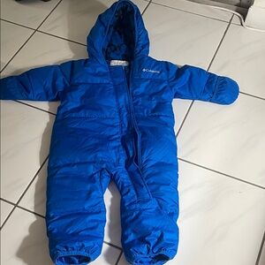 Columbia Infant Blue Hooded Snowsuit